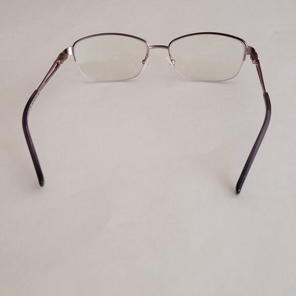 Marchon Eyeglass Frames Tres Jolie 171 601 Blush 54x16x135 Half Rim - Picture 8 of 15